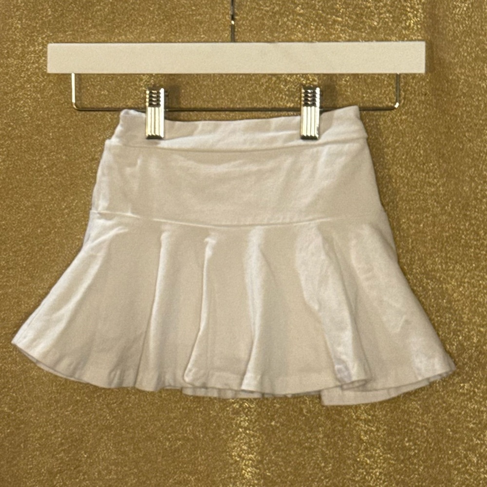 Elegant White & Hot Pink Flared Skirts